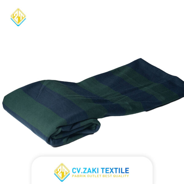 STRIPES 5 CM - NAVY HIJAU BOTOL