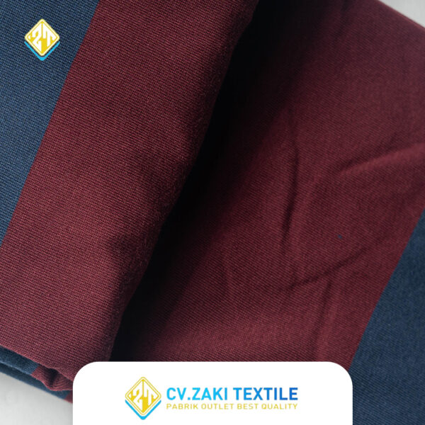 STRIPES 8 CM - MAROON NAVY - Image 3