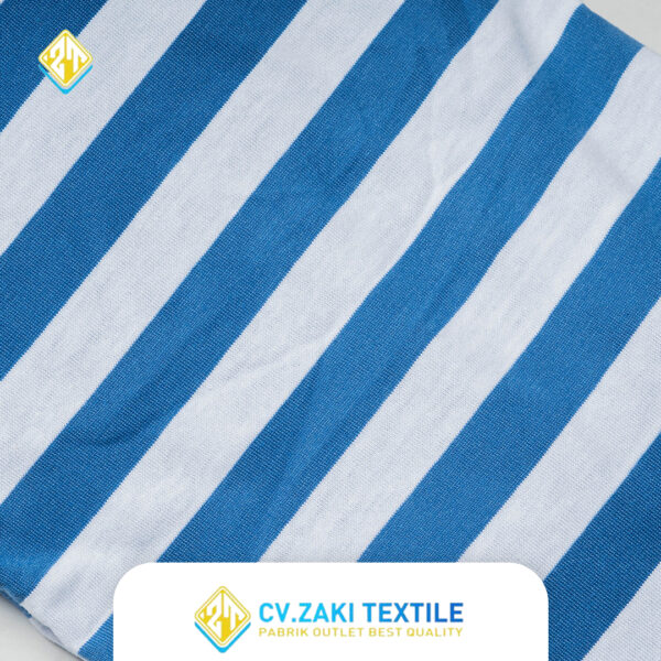 STRIPES 1 CM - DEEPBLUE PUTIH - Image 3