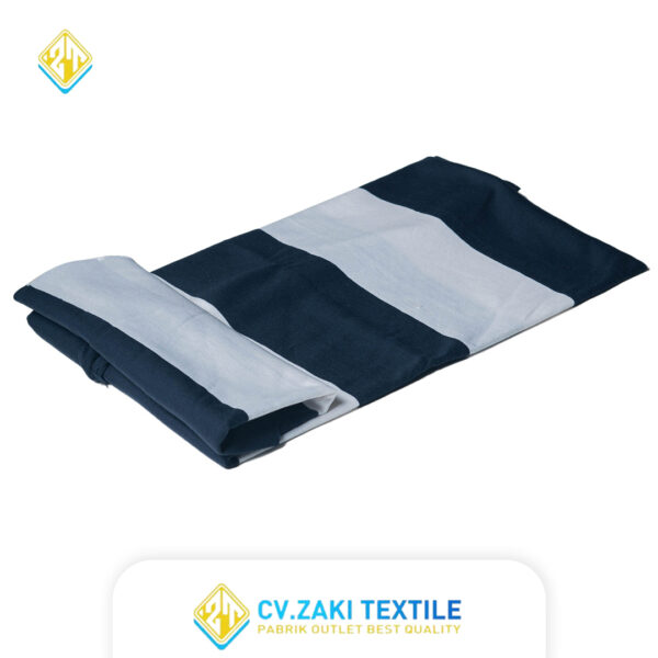 STRIPES 8 CM - NAVY PUTIH