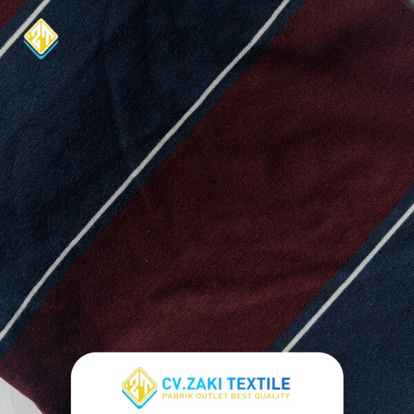 STRIPES COMBO 3 - MAROON NAVY PUTIH - Image 3