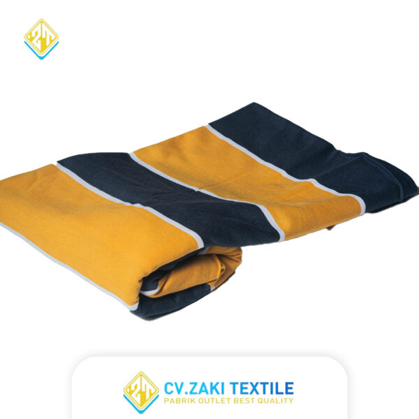 STRIPES MEDIUM BESAR - KUNING NAVY PUTIH