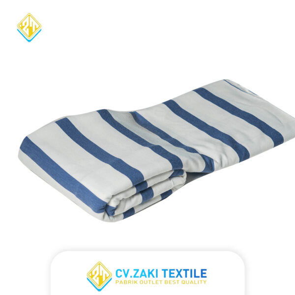 STRIPES BABY TERRY - STEEL BLUE