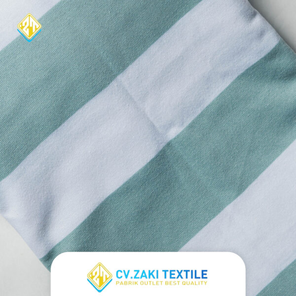 STRIPES 5 CM - MINERAL GREEN PUTIH - Image 3