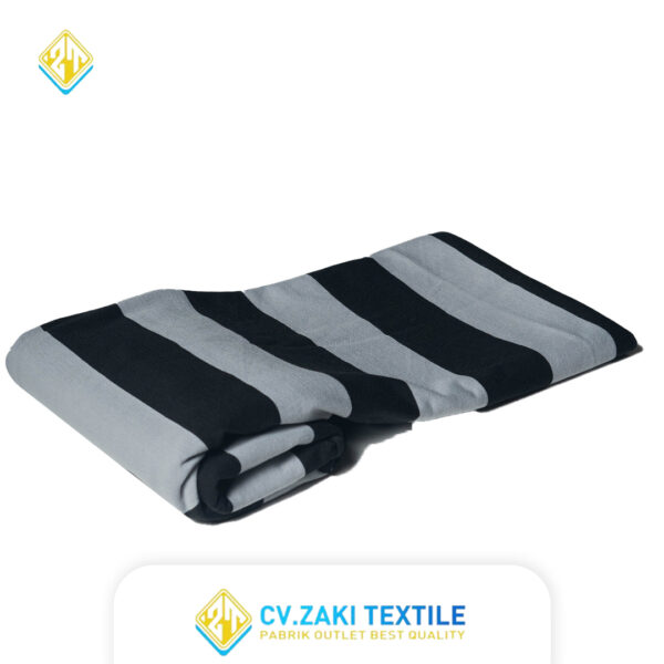 STRIPES 5 CM - ABU HITAM