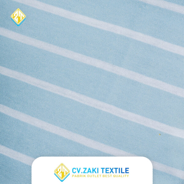 STRIPES MEDIUM - SKYBLUE PUTIH - Image 3