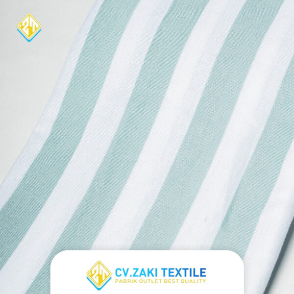 STRIPES 1 CM - MINERAL GREEN PUTIH - Image 3