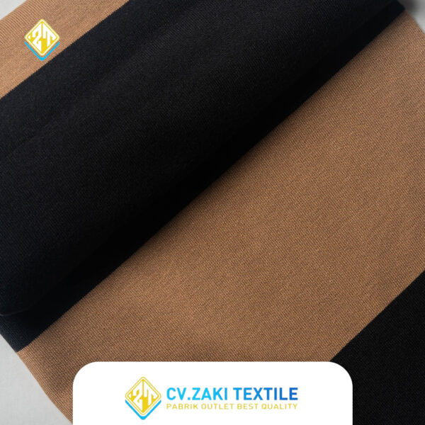 STRIPES 8 CM - ALMOND HITAM - Image 3