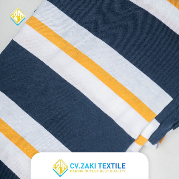 STRIPES COMBO 2 - NAVY  PUTIH  KUNING - Image 3